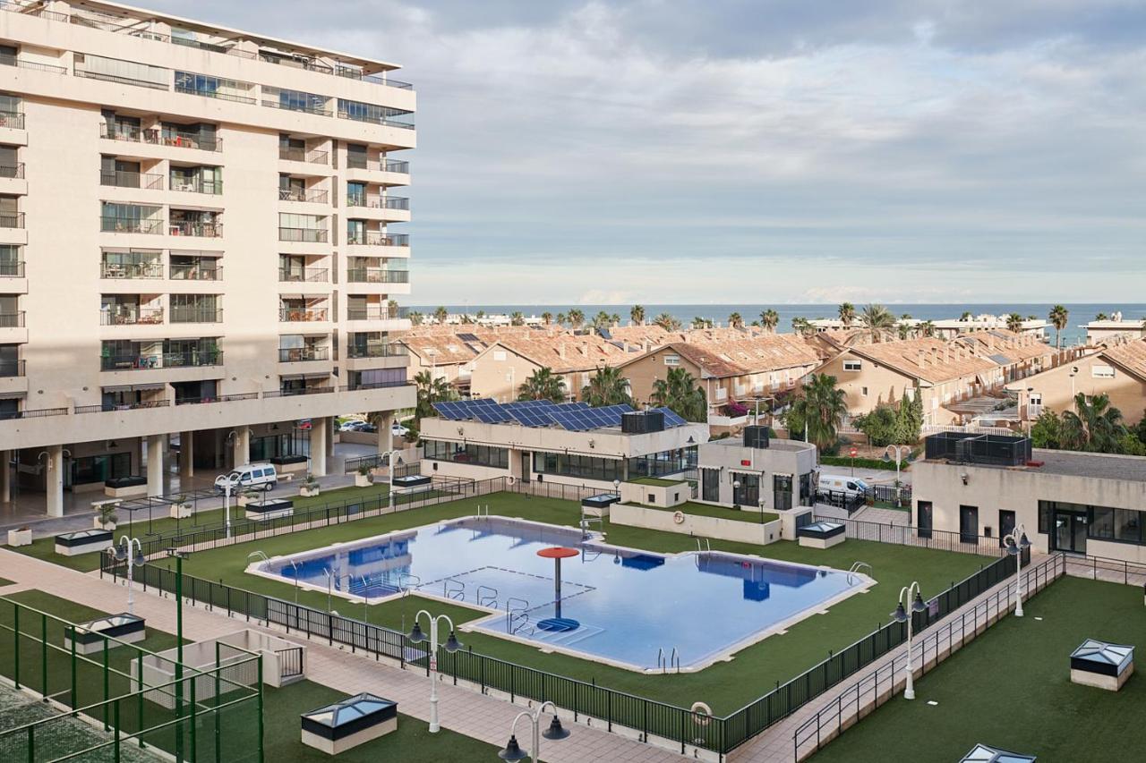 Ferienwohnung Sea View Modern Flat Alboraia Exterior foto