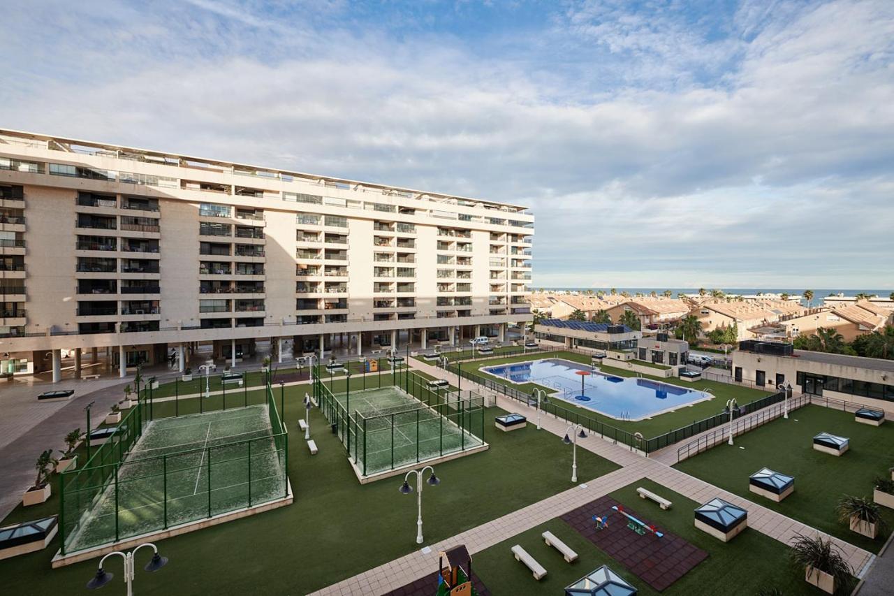 Ferienwohnung Sea View Modern Flat Alboraia Exterior foto